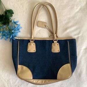 Neiman Marcus Denim Tote Bag
